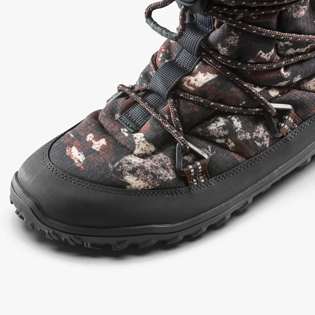 Ботинки Vivobarefoot Tracker Pioneer Boot WP — женская модель, серо-коричневый с узором, фото 6