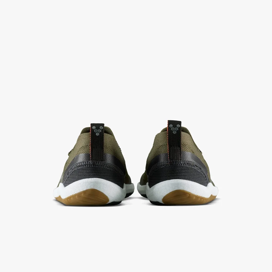 Кроссовки Vivobarefoot Primus Flow Knit — мужская модель, тёмно-оливковый, фото 5