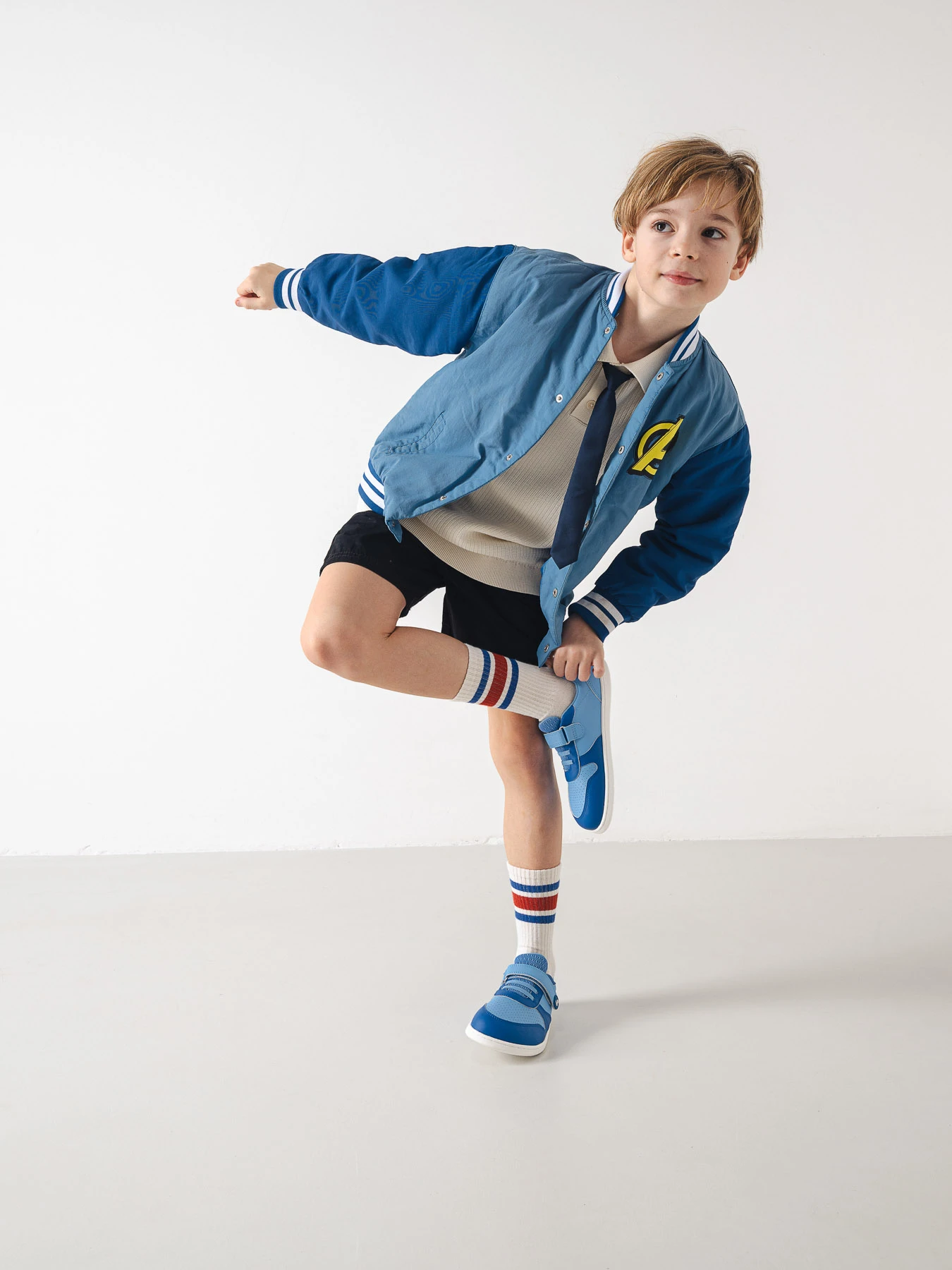 Детские босоногие кроссовки Be Lenka Scoot - светлый и насыщенный синий, фото 4