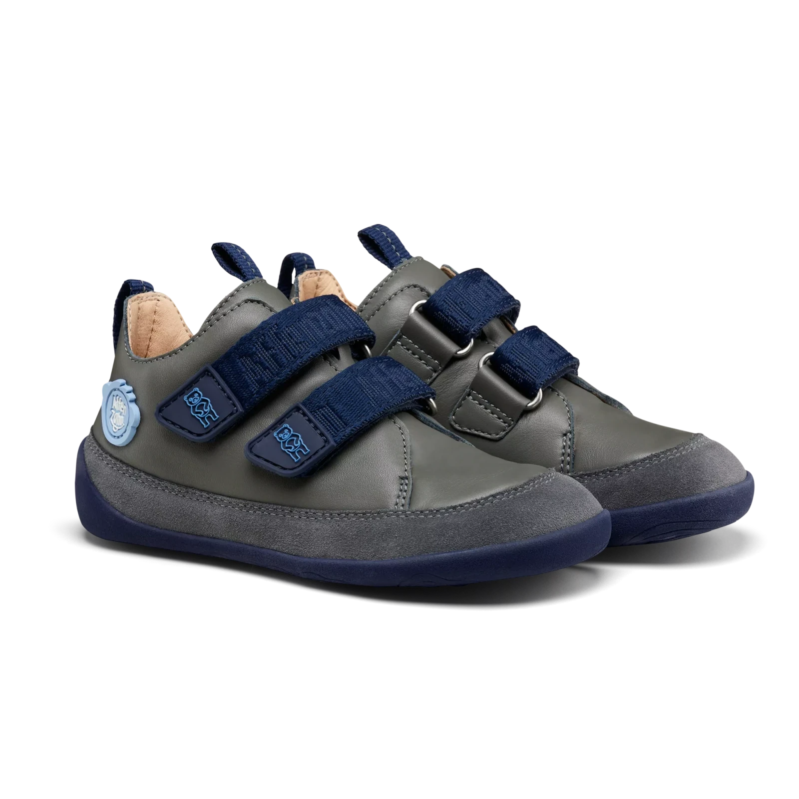 Полуботинки Affenzahn Buddy Медведь — серый — фото 1 из 12