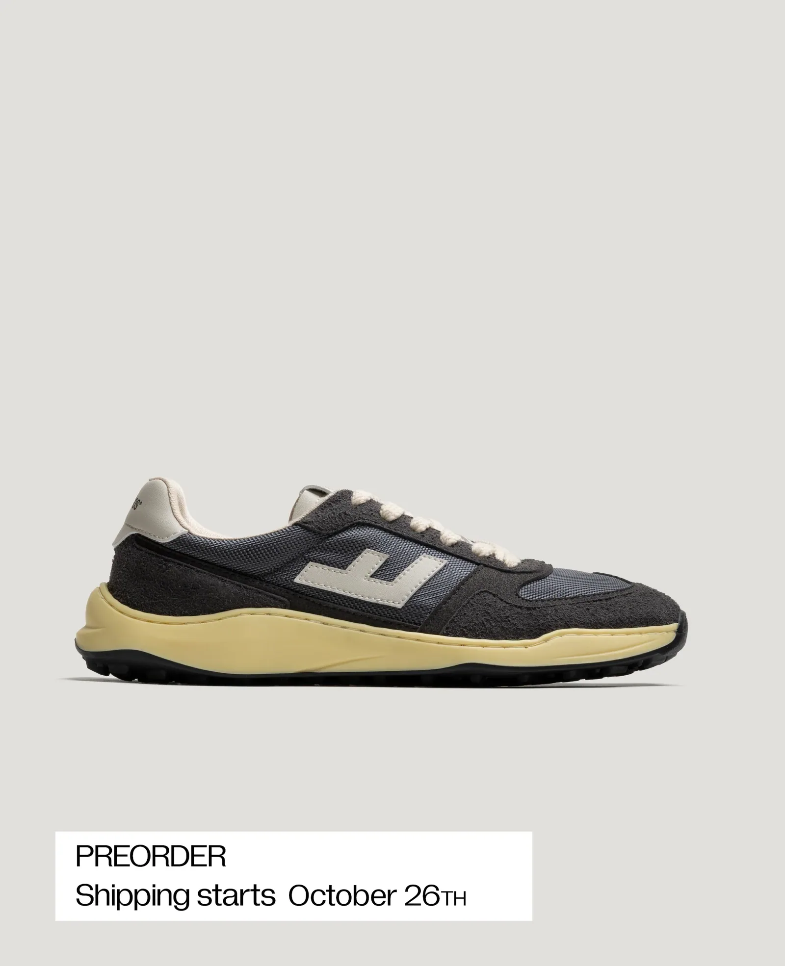 Босоногие кроссовки Flamingos’ Life Zero Drop — антрацит