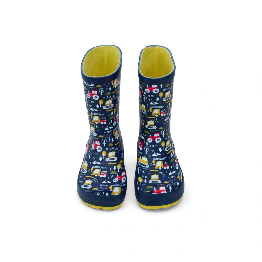 Резиновые сапоги Koel WINI TRATOR V2 — синий с рисунком, фото 3