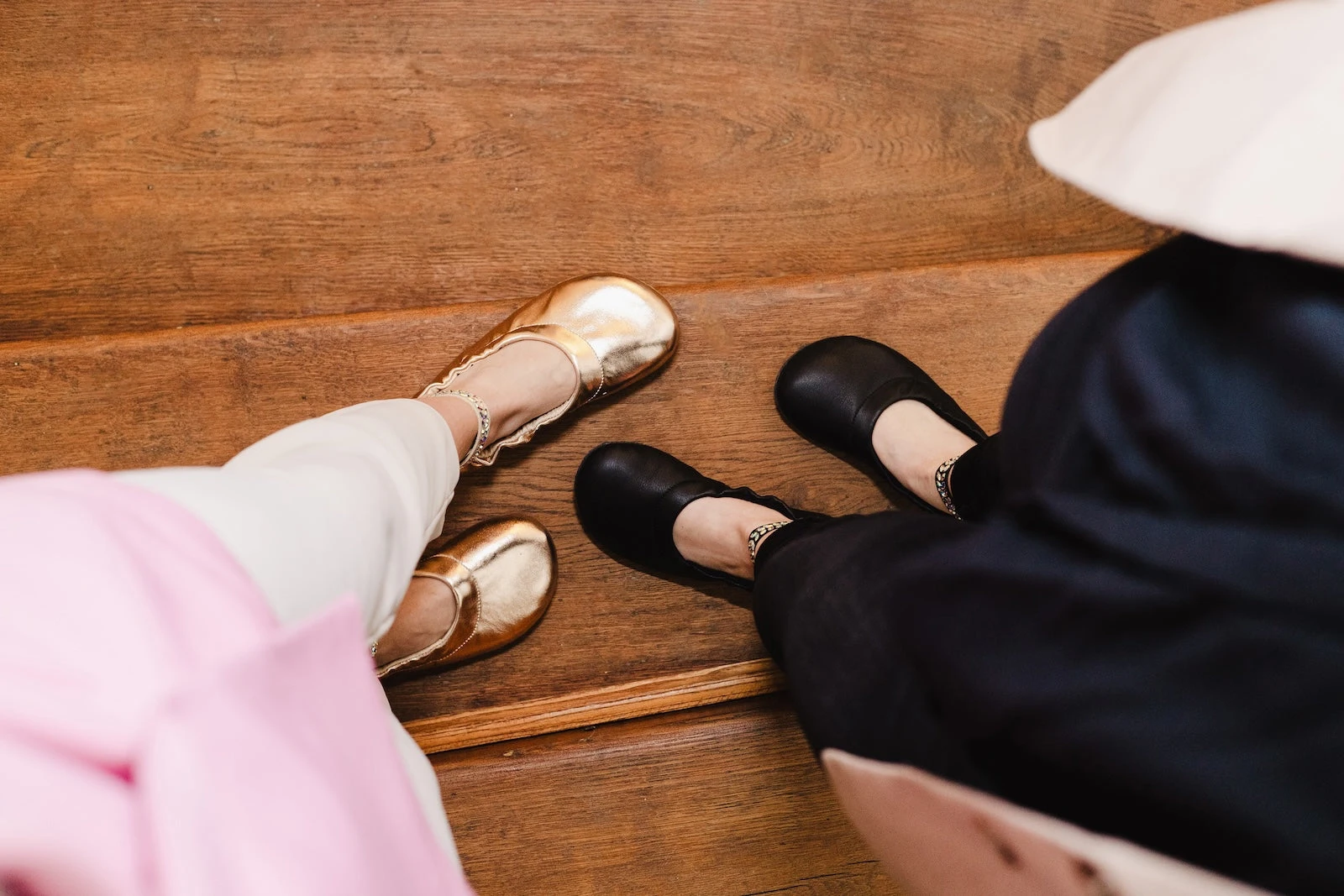 Балетки Ahinsa Chic Preciosa Barefoot — розовое золото, фото 17