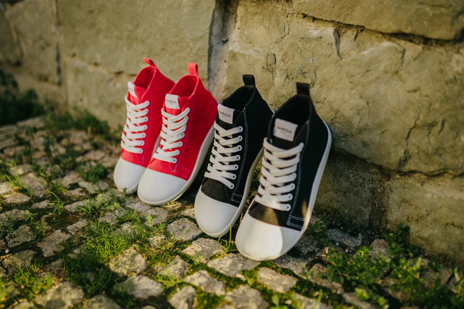Кроссовки Ahinsa Street Hemp High-Top Barefoot — чёрный, фото 12